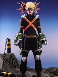 Officially Licensed My Hero Academia Katsuki Bakugo Cosplay Costume Set