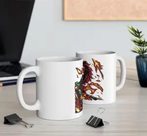 Anime & Manga Ceramic Mug | Custom Manga Art Coffee Cup | Otaku Gift, Kawaii Aesthetic, Anime Birthday Gift, Dishwasher Safe