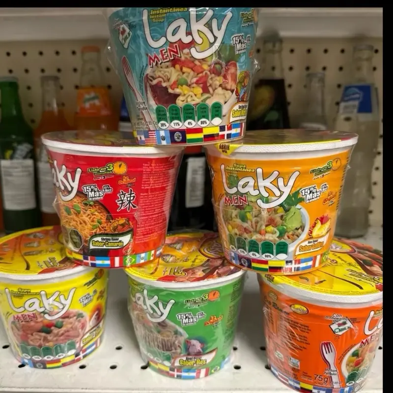 6 Sopas Laky   Men Mix Cup Multi Sabores