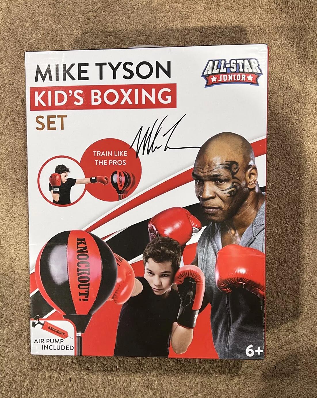 Mike Tyson Kids Boxing Set, Includes Boxing Bag with Stand for Kids, Fun and Engaging Training Gear