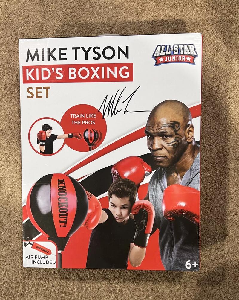 Mike Tyson Kids Boxing Set, Includes Boxing Bag with Stand for Kids, Fun and Engaging Training Gear Mike Tyson Kids Boxing Set, Includes Boxing Bag with Stand for Kids, Fun and Engaging Training Gear