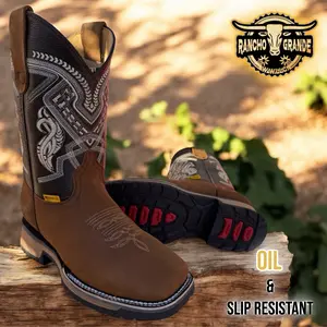 2080 Men's Oil & Slip Resistant Work Boots / Bota de Trabajo para Hombre resistentes a Resbalones y Aceite