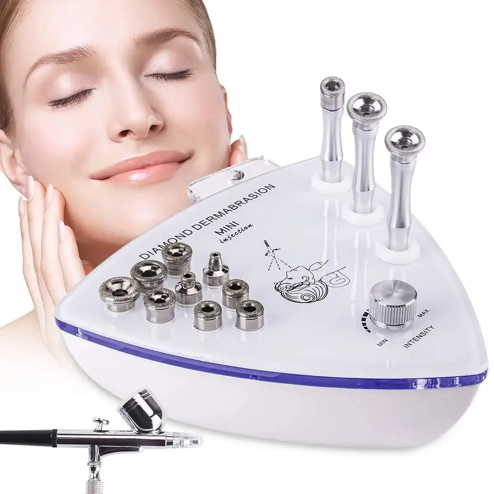 3 in 1 Diamond Microdermabrasion Machine, Water Spray Exfoliator Beauty Device, Facial Care Tool for Skin Treatment & Glow