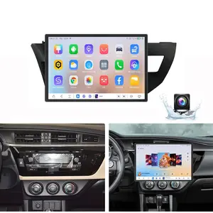 13"2K Radio for 【Toyota Corolla 2014 2015 2016】 4+64GB Car Stereo for Toyota Corolla with Wireless Carplay Android Auto, Android 13 Head Unit Media Player GPS Bluetooth BT FM Camera SWC AHD