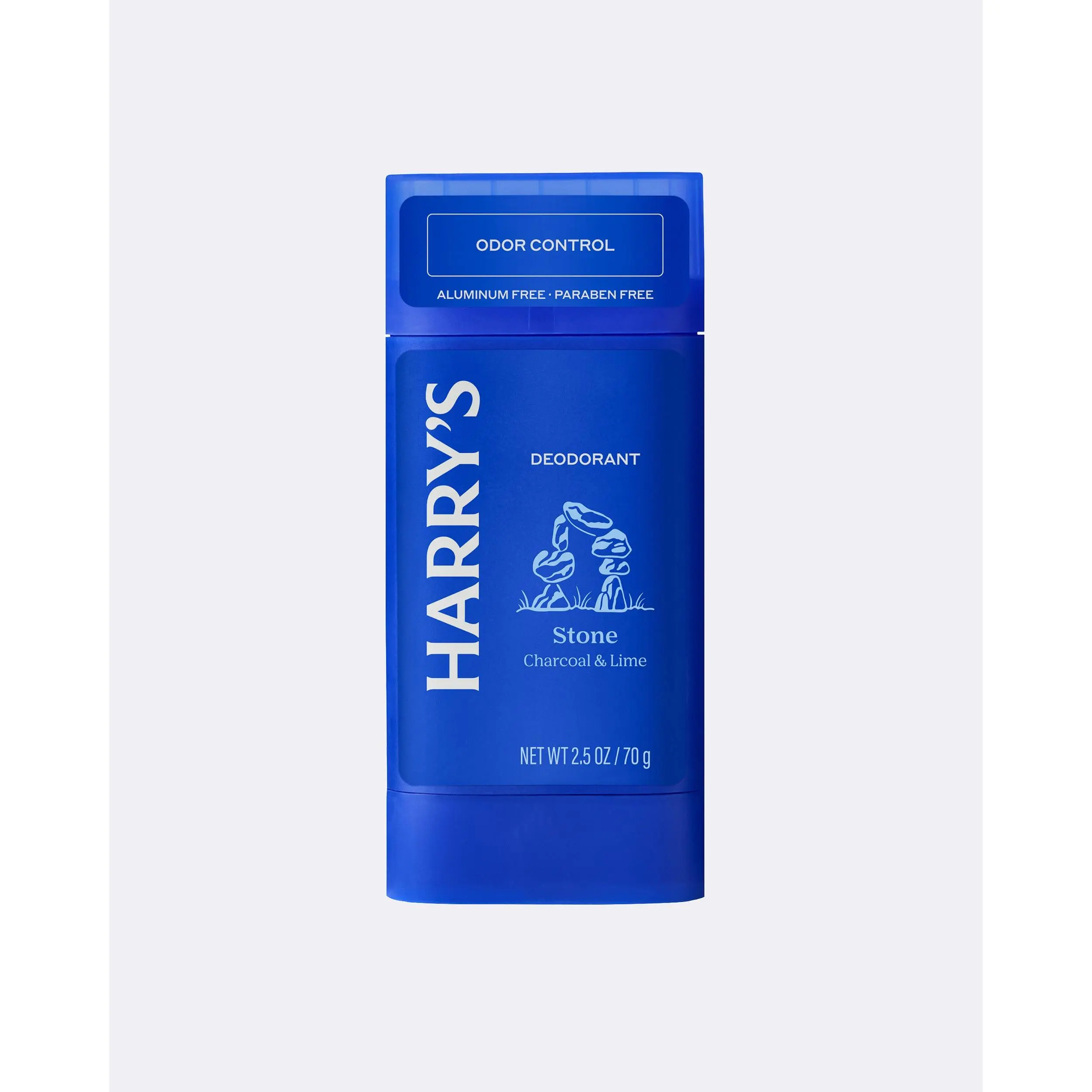 Harry's Odor Control Deodorant - Stone Charcoal & Lime Scent - 48 Hour Odor Control - 2.5 oz  - Paraben Free