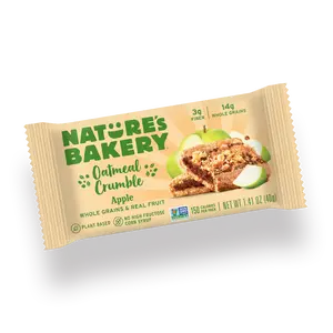 Oatmeal Crumble Apple Bars 6 Count (Single Pack) Carton