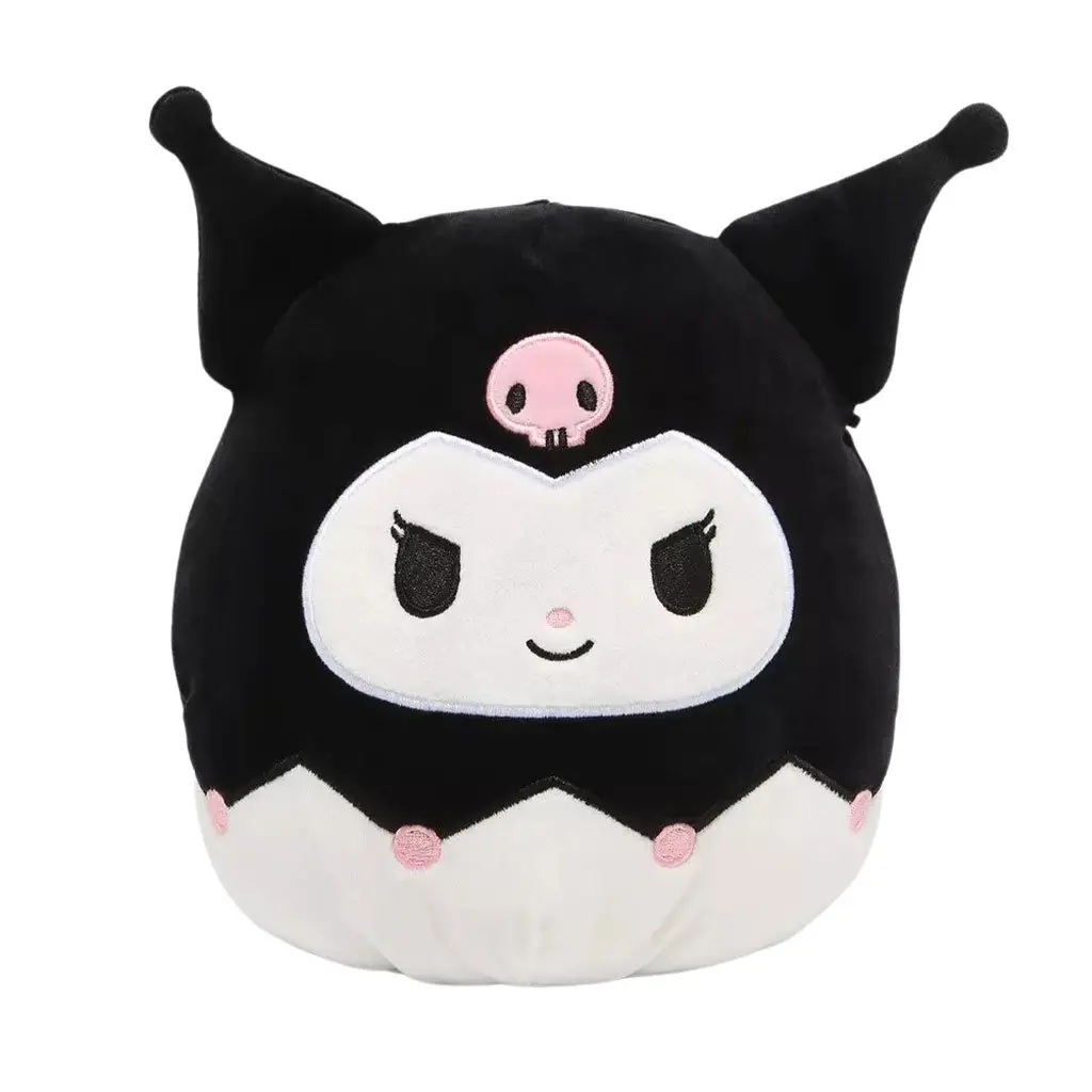 Squishmallows Sanrio 8" Kuromi Black Plush Toy, Soft Huggable Squishies, Collectible Stuffed Doll