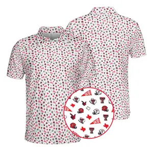 Texas Flag Blue Polo Shirt for Men – Patriotic Texas State Flag Polo, Lone Star State Casual Shirt