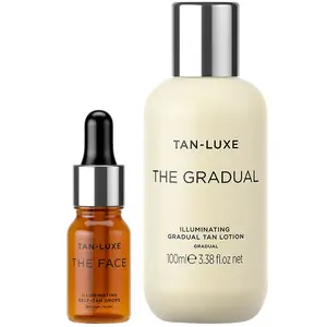 Tan-Luxe Illuminating Tan Lotion (30 ml) + Self-Tan Drops (10 ml)