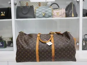 Pre-owned Louis Vuitton CANVAS Travel Bags KEEPALL MONOGRAM 55