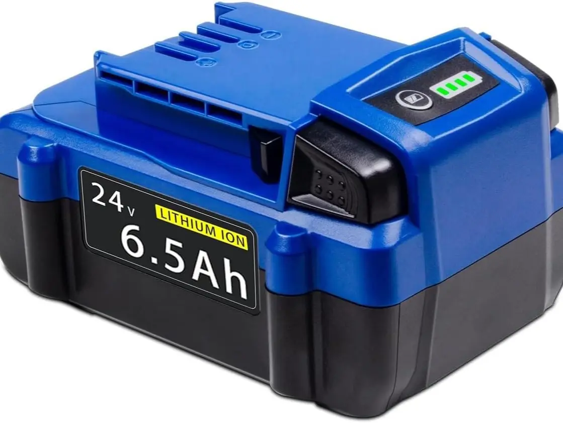 24V 6.5Ah Replacement Battery Compatible with Kobalt 24V MAX Cordless Power Tools, Rechargeable Lithium-Ion Battery with LED Indicator