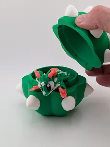 Mini Cactus Flexi Dragon Wiggles from the Wild West 4.12" Flexible Cactus Inspired Toy for Sensory Play and Desk Decor