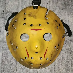 Friday The 13th Part 8 Jason Takes Manhattan Jason Voorhees Mask Halloween Cosplay Costume Accessory Collectible Horror Movie Memorabilia