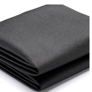K-Musculo Vinyl Fabric, Marine Faux Leather Upholstery, for Upholstery Crafts, DIY Sewings, Sofa, Handbag, Earrings, Hair Bows Decorations (Black 54'' X 36'' inch 1Yd)