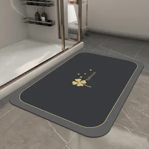 Upgraded Bath Mat Super Absorbent Non Slip Bath Mats for Floor Rubber Backed Bathroom Mats Stain Resistant Quick Dry Bathroom Rug for Tub and Shower Home Decor