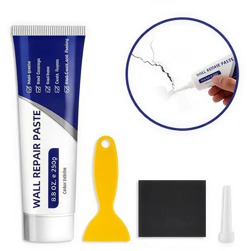 Drywall Repair Kit with Scraper, White Spackle Wall Hole Filler Paste, Plaster Crack & Dent Patch Repair summervibes