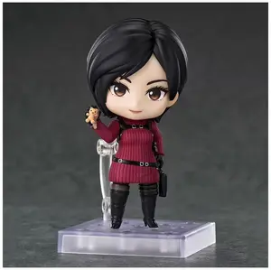 Resident Evil 4 Ada Wong Nendoroid #2761 Q Version Action Figure | Interchangeable Face Collectible Model Boxed Toy | Birthday & Holiday Gift