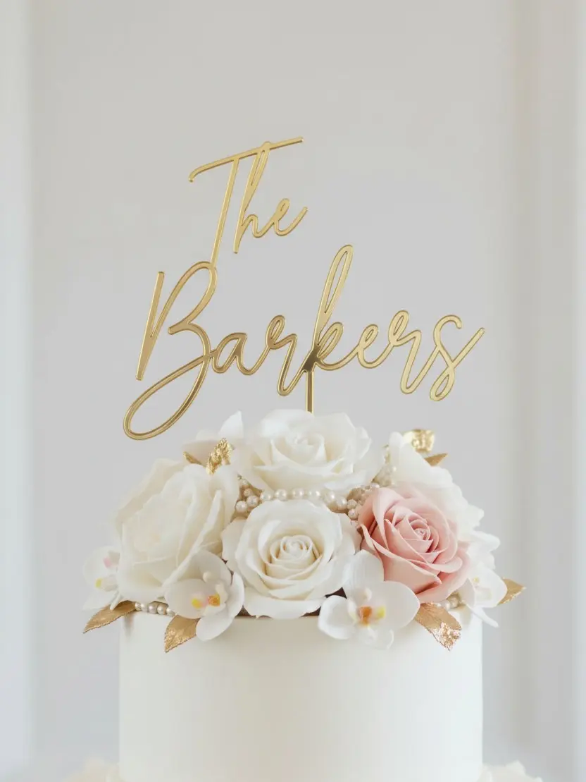 Custom Wedding Cake Topper