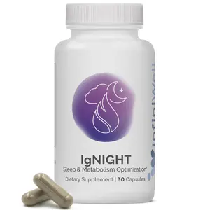 IgNIGHT - Valerian Root & Ashwagandha Sleep Aid with Grains of Paradise to Support Metabolic Health - (30 Capsules