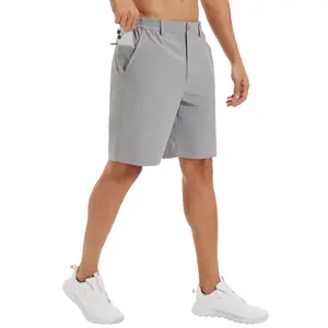 Men's 9" Inseam Stretch Quick Dry Lightweight Casual Golf Shorts with 3 Pockets for Golf, Walking, Hiking, Travel, Work & Daily Wear