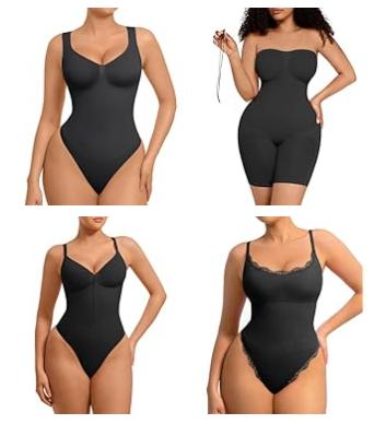 FeelinGirl Seamless Covered Bust Jumpsuit Thong Bodysuit Fit Comfort Slimming  Womenswear 1 Breathable Hip Tops Soft  Deals For You Days  Springtok SpringStatements