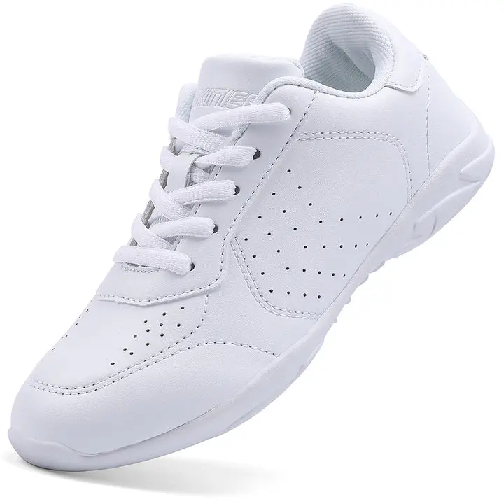 BAXINIER Women's Cheerleading Shoes - Lightweight, Breathable Competition Sneakers for Flyers with Secure Fit & Shock Absorbing Rubber Sole