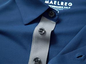 MAELREG Mens Golf Shirt Short and Long Sleeve Moisture Wicking Dry Fit Performance Solid Casual Pique Golf Polo Shirts for Men