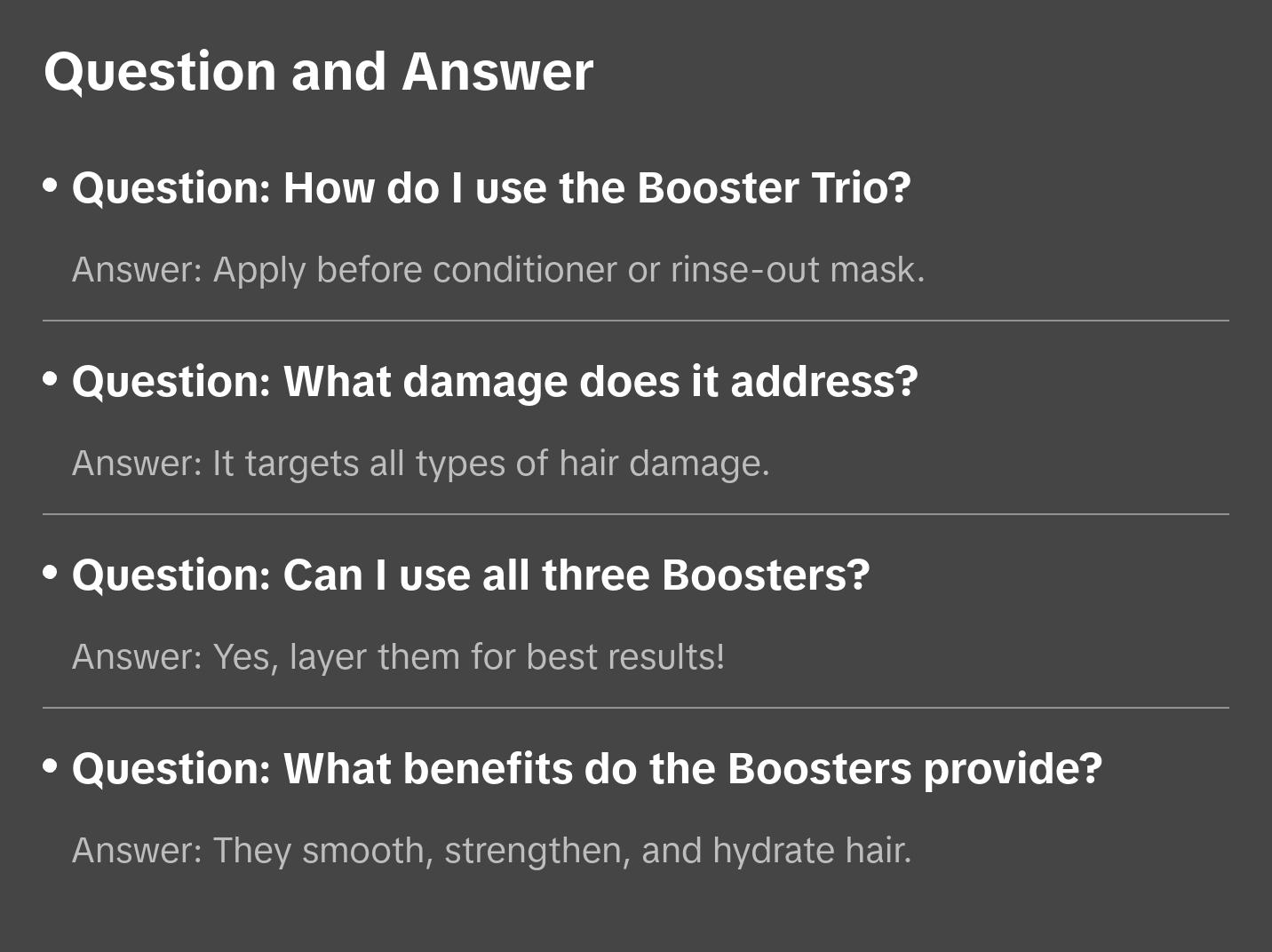 IN COMMON Booster Trio – Moisture, Smooth & Strength Hair Boosters | With Keratin, Plant Oils & Proteins | Hydrates, Smooths, Adds Shine, Strengthens, Reduces Frizz & Improves Manageability – Vegan, Alcohol & Sulfate Free