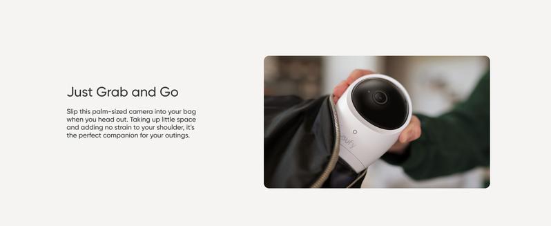 【Exclusive Bundle】eufy Baby Monitor E20 with 2K HD Camera, 5'' 720p Display, Hybrid Wi-Fi and No Wi-Fi Connection, App and Monitor Control, Pan-Tilt, 4× Zoom, Portable Camera with Built-in Battery, ANR, Smart Alerts, Secure with Anti-Hack Protection