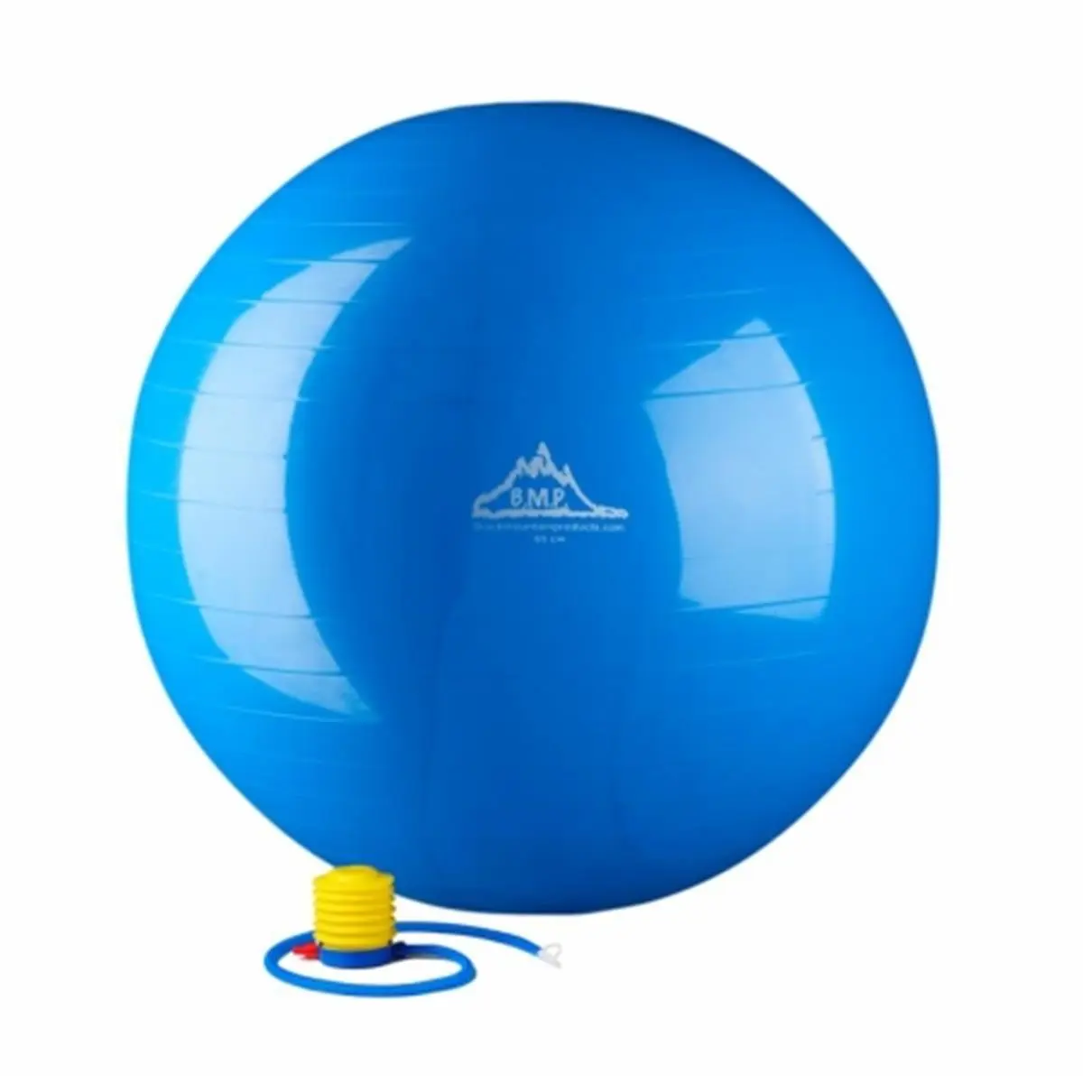 BMP Professional-Grade Gym Ball (75cm), Dense-Wall Fitness Training Equipment for Core & Balance Workouts, 2000 lbs Static Strength Gym Equipment with Pump for Home Use, Fitness Equipment