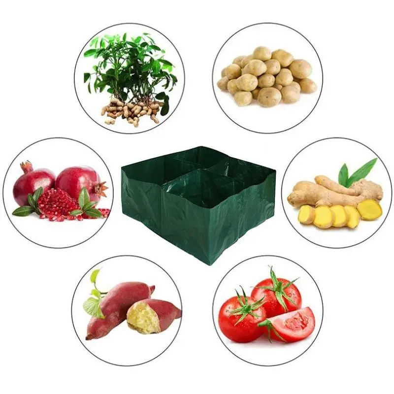 Strawberry Plant Growing Bag, 2 Counts/set Hanging Flower Growing Bag, Garden Strawberry Planting Bag, Vegetable Plant Growing Bag, Gardening Supplies