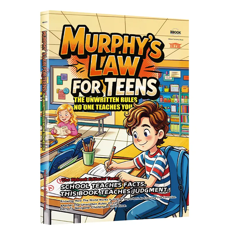 Essential Murphy's Law For Teens Comic Psychology Book | Build Study Insight Leadership Teamwork Interpersonal Core Competencies Youth Life Skill Guide