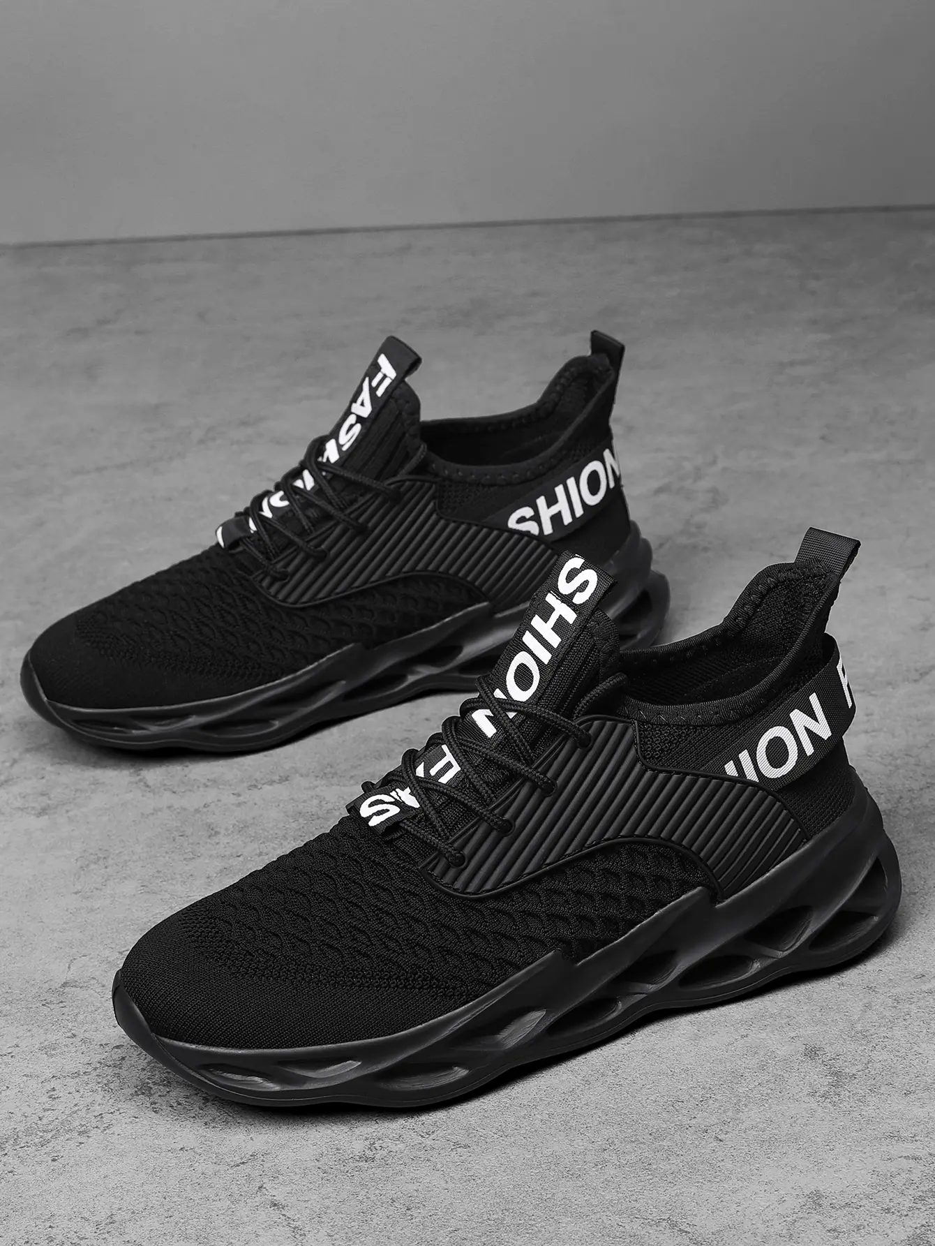 Blade Runner Sneakers for Men | Breathable Knit Athletic Shoes | Non-Slip Cushion Sole for Running & Gym | Fashion Casual Walking Shoes | Lightweight Comfort for All-Day Wear Training Trainer Footwear Boy Closed guy good  Shoes High-Top Comfortable