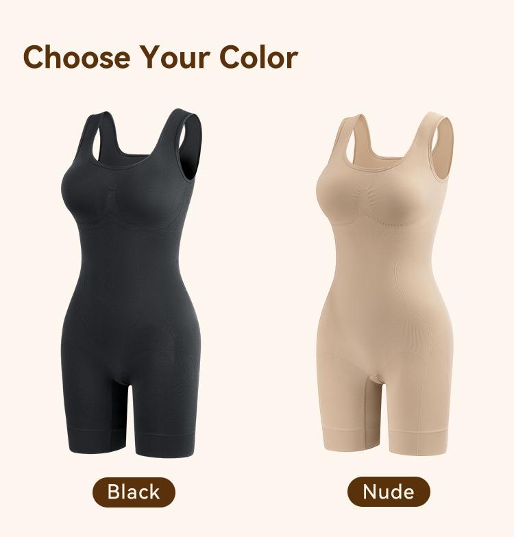 KKpeople Women's Tummy Control Bodysuit Shapewear, Body Sculpting Compression, Minimalist Shapewear, Lift & Smooth Your Curves Effortlessly.