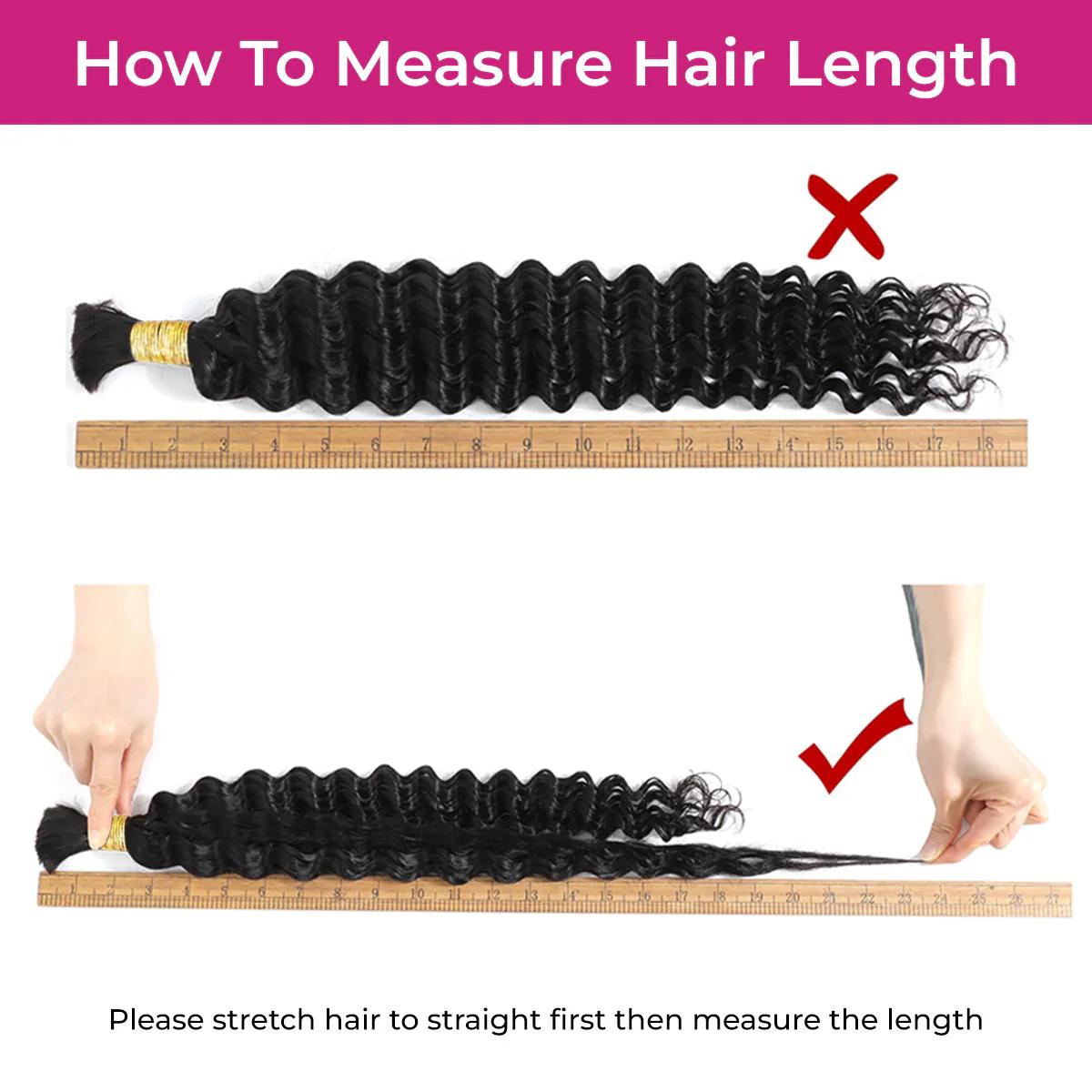 ISEE 1 Pcs/50g Natural Black & Highlight Brown Color Deep Curly & Afron Curly Bulk Hair Extensions For Braiding Deadlock Human Hair #TikTokShopHolidayHaul