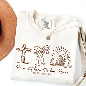 Comfort Colors He Has Risen Just As He Said T-shirt Easter Jesus Bible Verse Tshirt Easter Gift For Christian Easter Risen Religious Tee