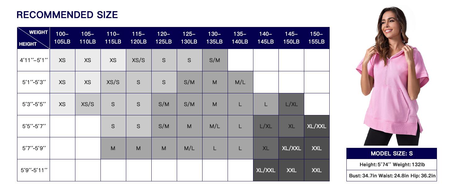 FISOEW Womens Oversized Half Zip Hoodies Short Sleeve Casual Sweatshirts Pullover Tops with Pockets Leggings Loose Aesthetic parke mockneck sweatshirt comfort sweatshirts denim tear hoodie FallFreshness #Springtok #TikTokShopJumpstartSale