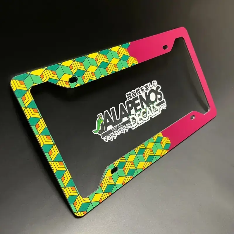 Demon Slayer Anime Tanjiro Nezuko Yoriichi Muichiro Tokito License Plate Frame