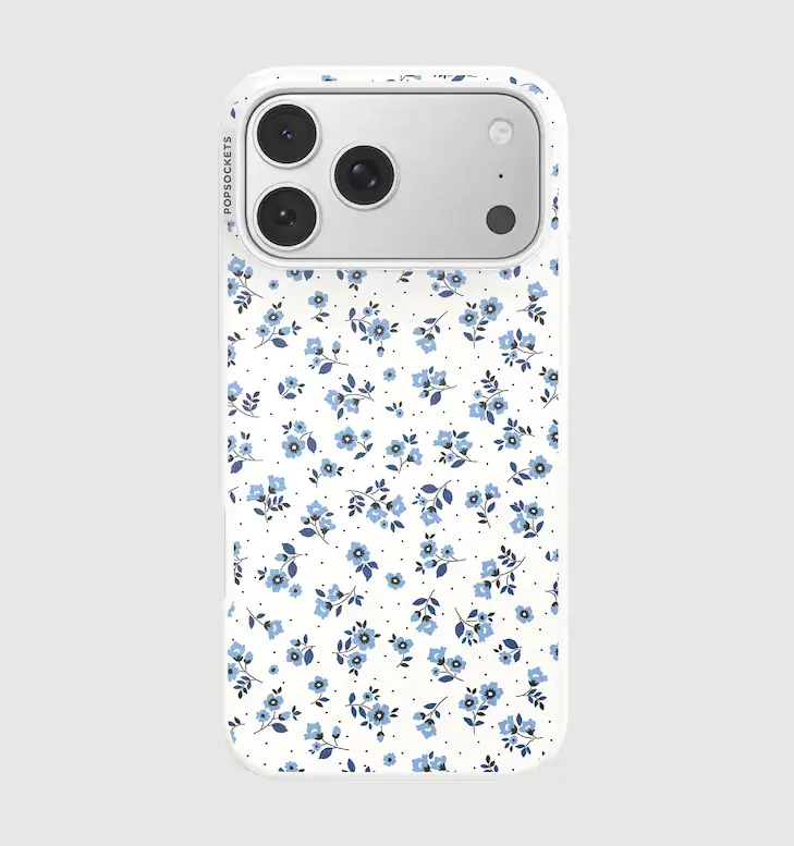 PopSockets Forget Me Not Waltz Magnetic MagSafe Case - MagSafe Compatible, Handheld Accessory for iPhone 17 Pro Max, Magsafe Compatible With Magsafe