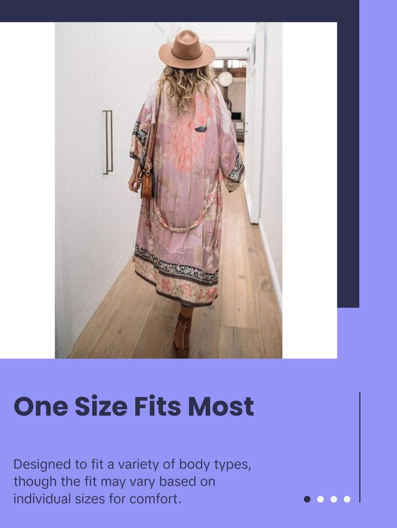 Boho Kimono, Boho Summer Kimono Dress, Bohemian Robe, Women Long Floral Kimono, Boho Cardigan, Bohemian Beach Kimono, Boho Kaftan Maxi Dress