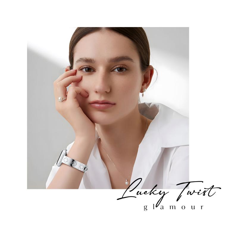 Missair Luxury Band & Protective Cover Case Diamond Compatible with Apple Watch 40/41/44/45/49/42/46mm - Women's Love Series Adjustable Bracelet Strap - Deals for You Days