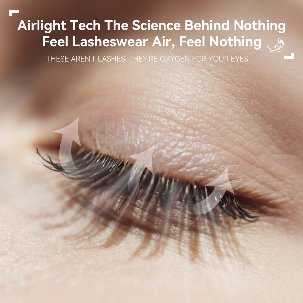 Dense | AiryCute Perfect Density Lashes | Beyond Just "Thick" | Bold Dramatic Look | Ultra-Dense, Waterproof, Long-Lasting, Featherlight Weight for All-Day Comfort | Beginner-Friendly Lashes for a Flawless, Voluminous Look | Trendy & Must-Have Clusters