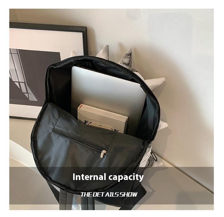 Cool Fried Street Hedgehog Casual Backpack