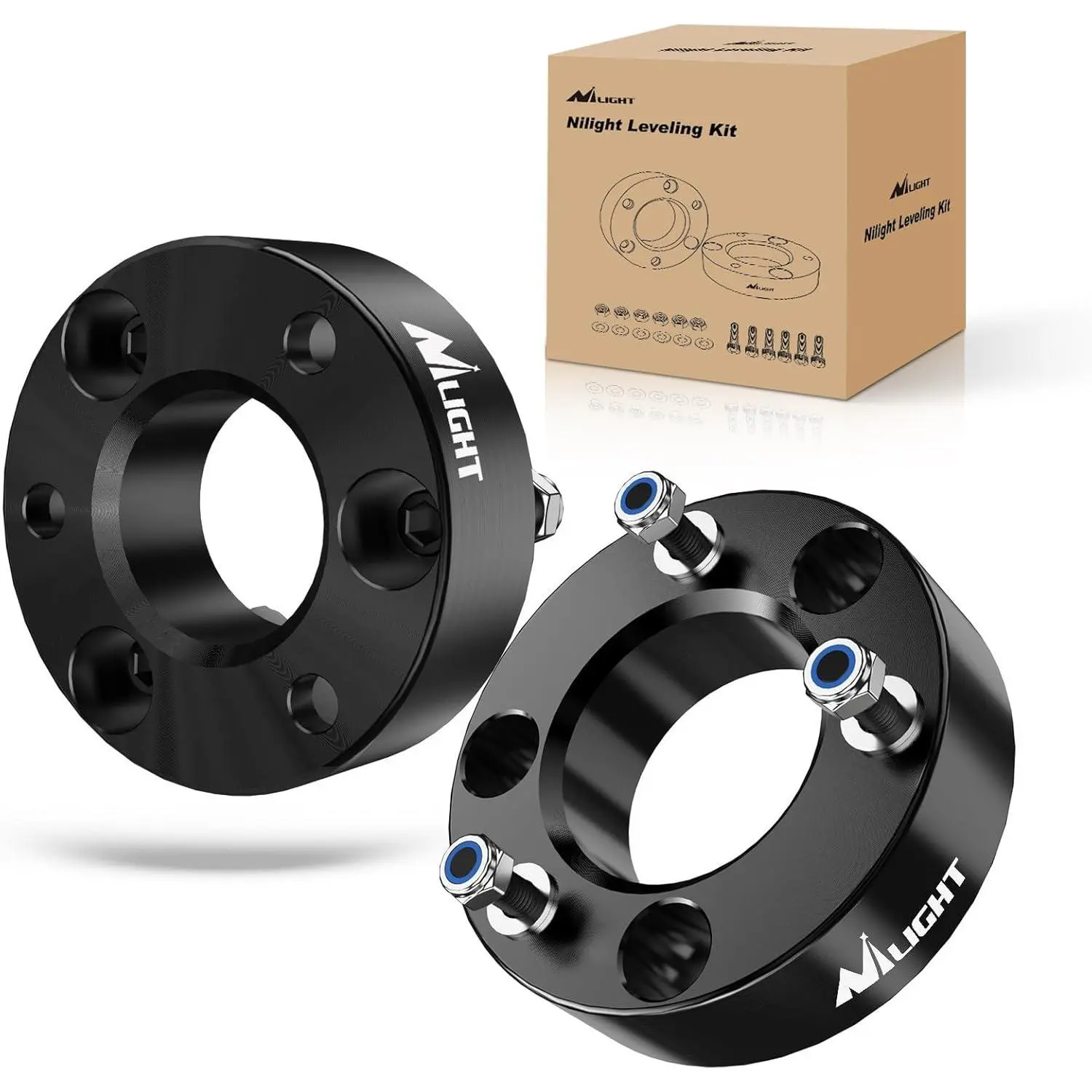 Nilight 2.5 Inch Leveling Kit for 2004-2023 F150 2WD 4WD 2012 2013 2014 2015 2016 2017 2018 2019 2020 2021 2022 2023/2003-2018 Expedition/2005-2008 Lincoln Mark Front Raise Suspension Strut Spacers fathersdaygift, Automotive Tools, Auto Tool