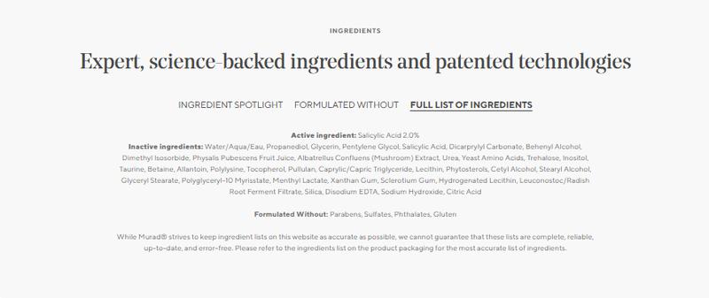 Murad Deep Relief Acne Treatment with 2% Salicylic Acid & Phytosteroid Technology for Severe Acne Healing & Skin Repair