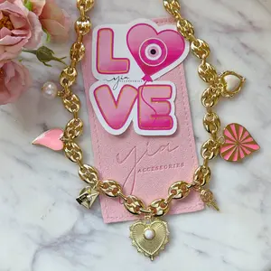 MultiCharm Heart Charm Necklace