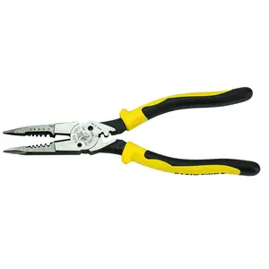 Klein Tools 8.5-Inch Needle Nose Pliers Commercial-Grade Multi Functional Pliers with Crimper, Precision Wire Cutter, Ergonomic Tool Handles |   GarageDoorProject |   100% OEM | US Vendor