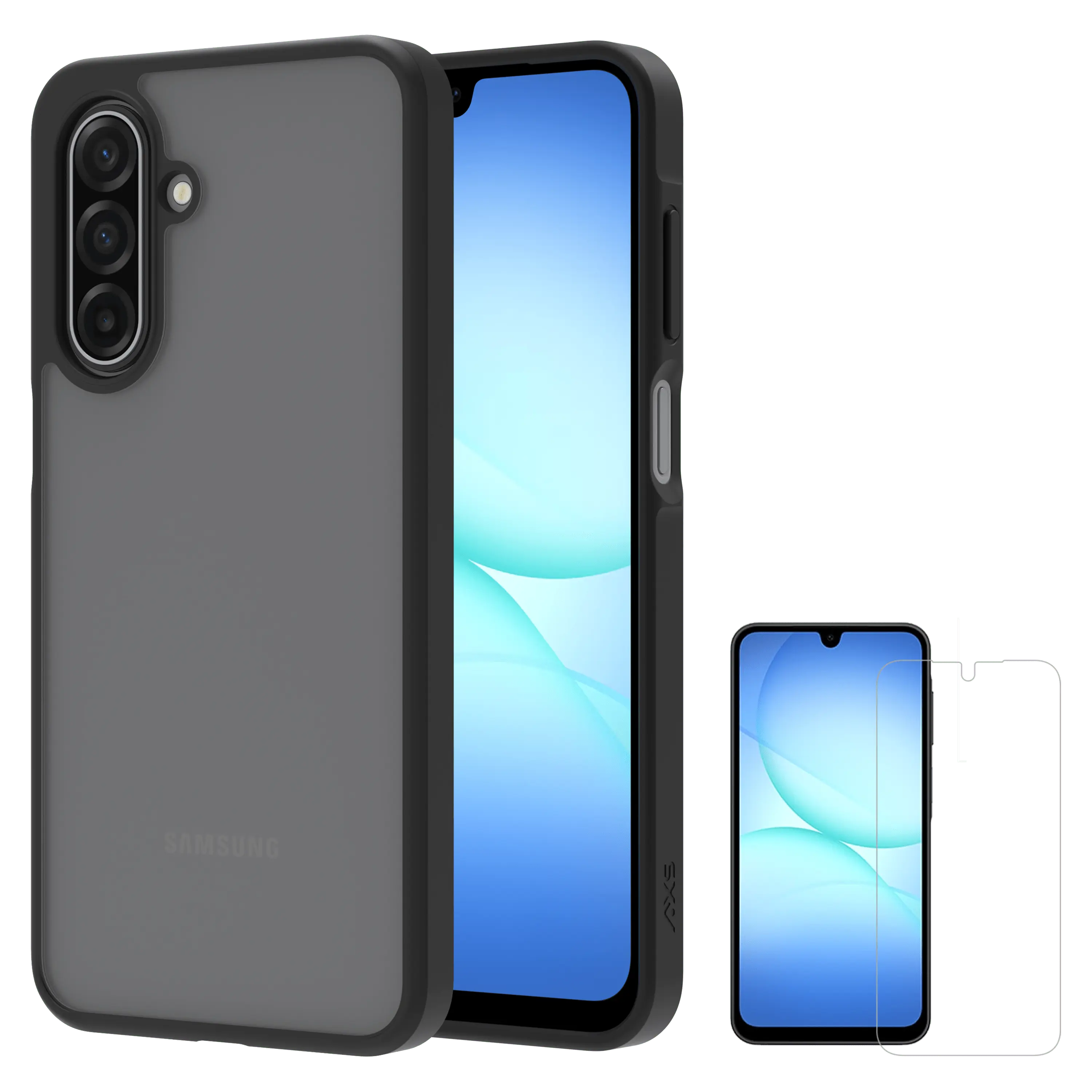 AXS ProShield Case with ArmorGlass Screen Protector for Samsung Galaxy A17 5G – Smoke