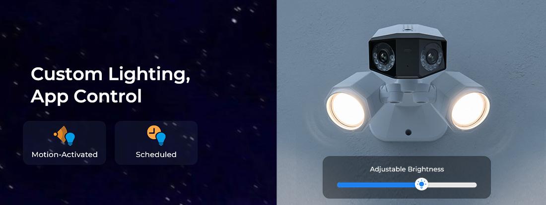 Reolink Duo Floodlight PoE 4K Security Camera with Dual Lens for 180° Field of View,1800 Lumen Floodlights Smart Detection Easy Installation IP Camera