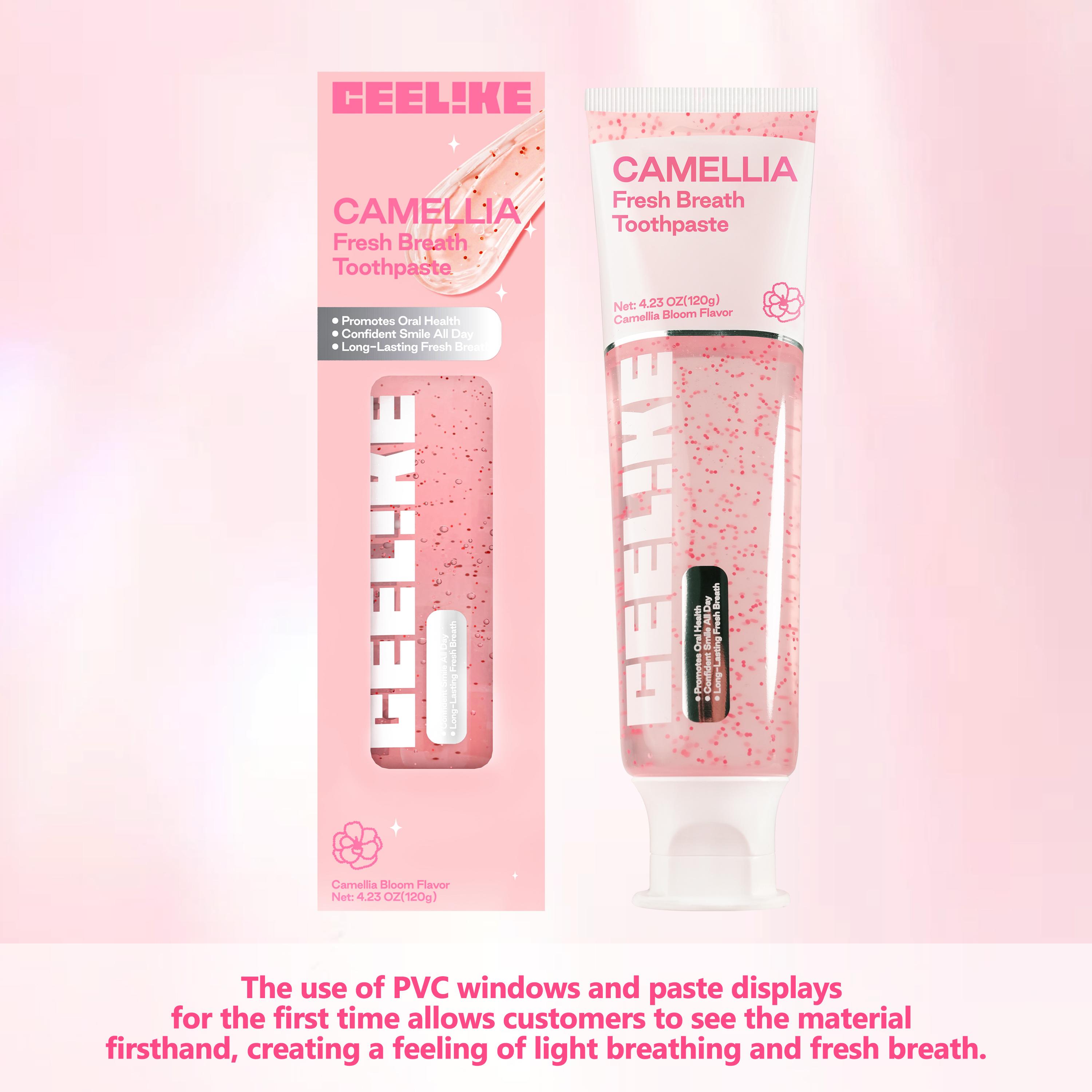 CEELIKE Camellia Fresh Breath Toothpaste | Deeply Cleans Teeth, Provides Long-Lasting Freshness, Gently Cares for Oral Health